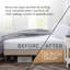 Jupe de lit plissée en microfibre brossée double 15 pouces Southshore Fine Linens Vilano-912812027-912812005