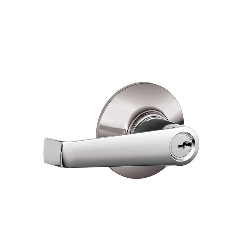 Elan Lever Keyed Entry Lock, Bright Chrome, Yes, Keyed Alike