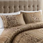 Ensemble d'édredon 6 pièces avec coussins décoratifs en jacquard