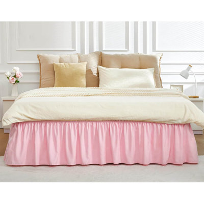 King Size Wrap-Around Elastic Bed Skirt