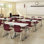 Chaises de classe empilables en plastique avec sièges profilés Shapes Series (ensemble de 4)