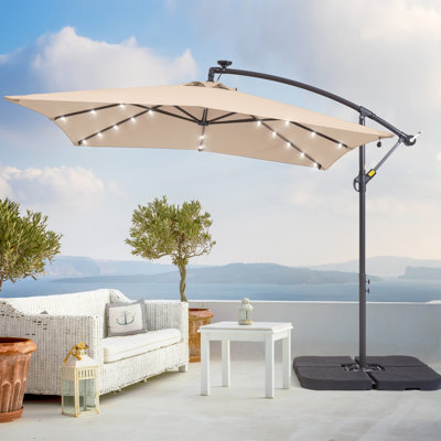 Parasol en porte-à-faux 98,4 po Dailan