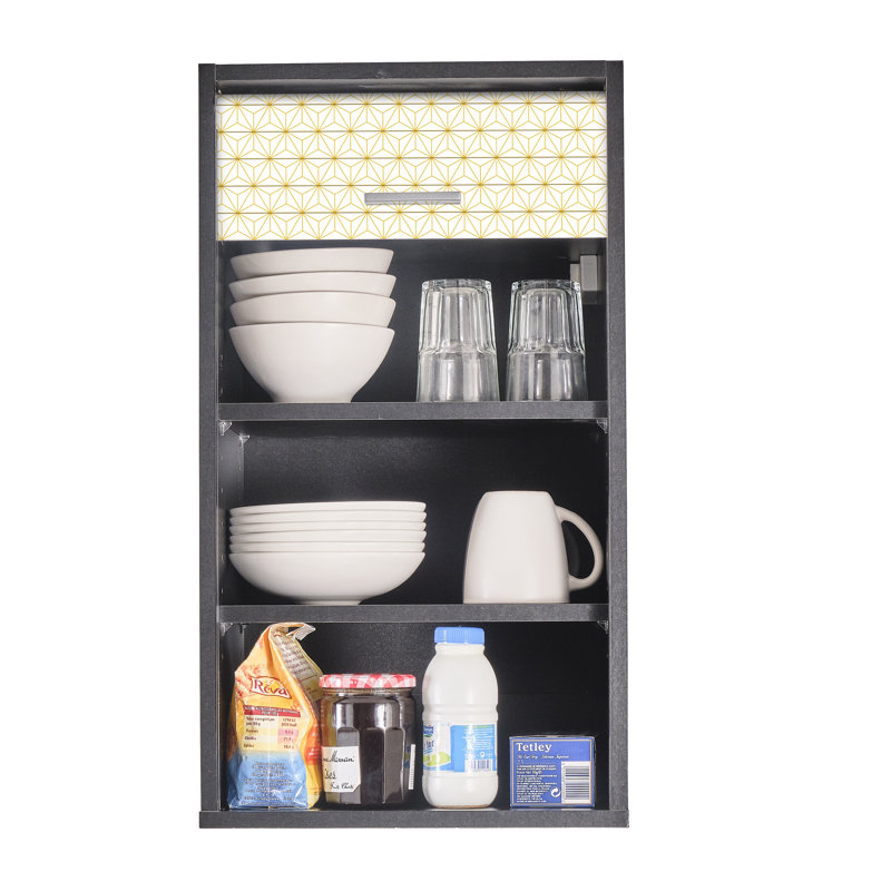 Atac 72cm Kitchen Pantry, Black