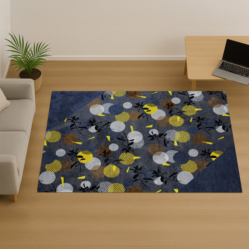 Geometric Area Rug, Rectangle 155 x 230 cm