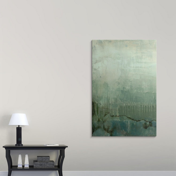 «Emerald Sky I» par Jennifer Goldberger, reproduction d'art, H 24 po x l 16 po x P 1,5 po, Toile