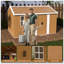 Remise de rangement en métal robuste avec fenêtres, porte verrouillable et ventilation - Remise de jardin extérieure résistante aux intempéries pour l'organisation d'outils de jardin