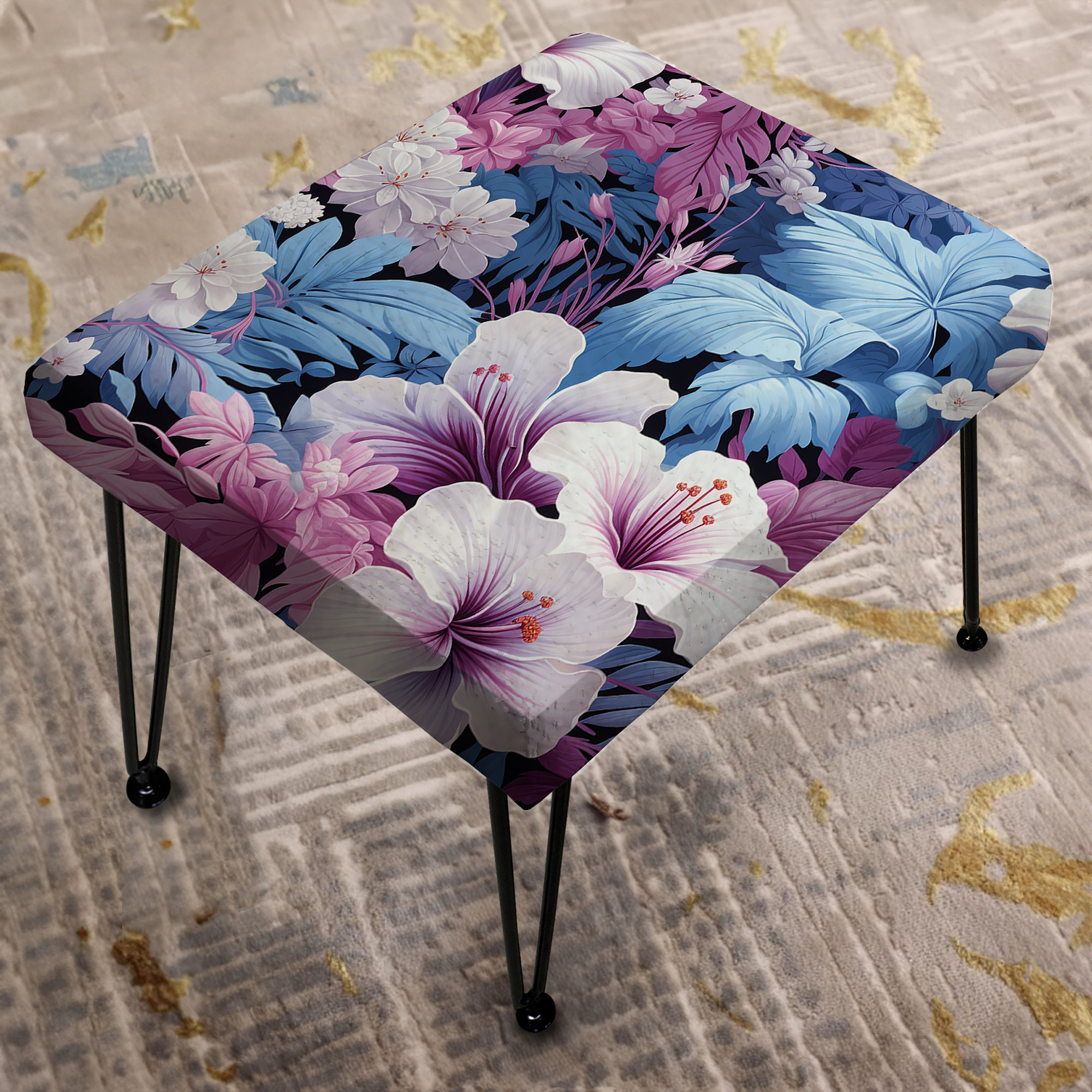 Tropical Patterns. Rectangular Design Art Tranquil Dreamscape Tropical Pattern - Tropical Rectangle ...