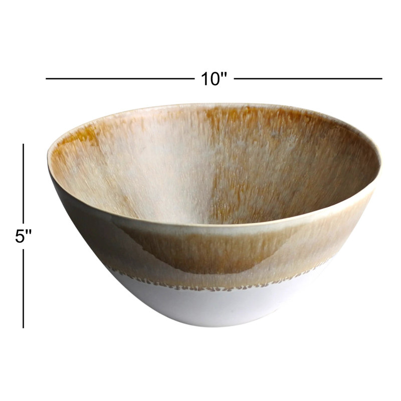 Point Lobos Stoneware Serving Bowl