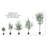 Faux Olive Tree Tree in Pot Liner-1109084347