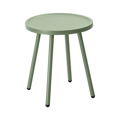 Patio Table Living Room Side Table, Round Accent Table Small Side Table Nightstand