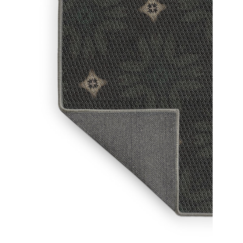 Tapis de zone noire à motifs, Rectangle 2 pi x 3 pi