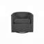 Fauteuil d'appoint pivotant en velours côtelé-127872536