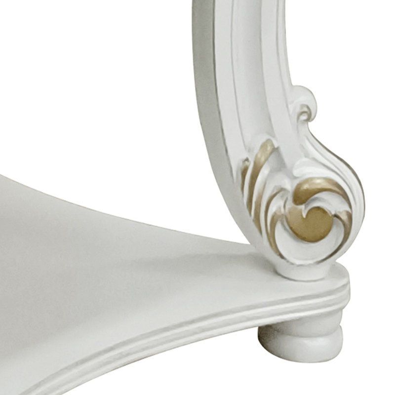 Table de bout avec tablette inférieure Pearl