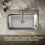 Verse 33" L x 22" W Top Mount Single Bowl Kitchen Sink-404887982