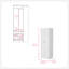 Armoire Tarento, deux tiroirs, finition blanche-1872408344