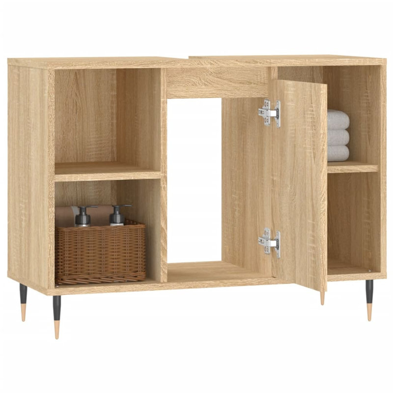 Malumbo Bathroom Cabinet, Sonoma Oak