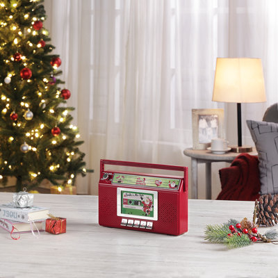 10 in. Santa's Boom Box Radio