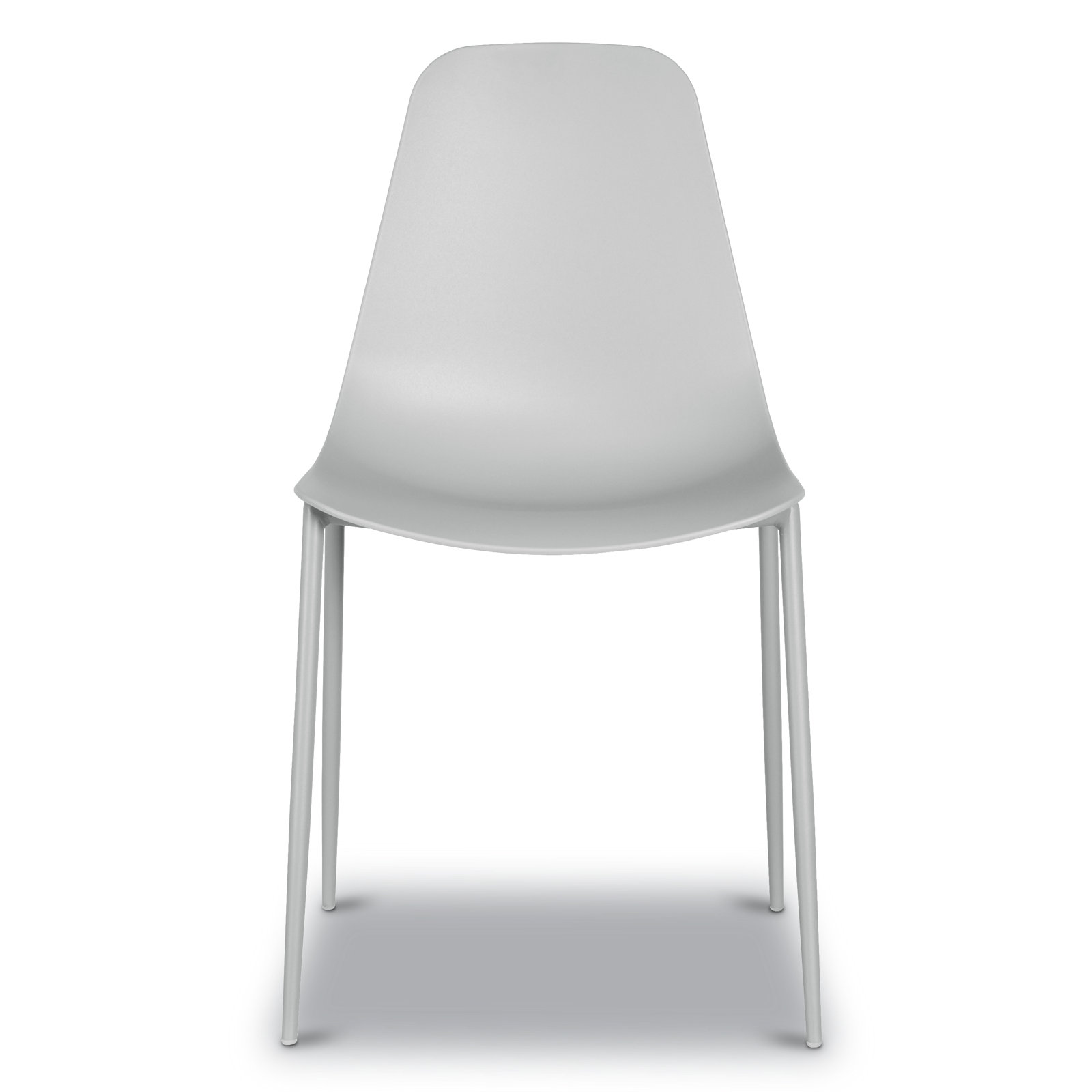 Isla Indoor/Outdoor Dining Chair, Feather Gray