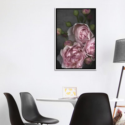 «Pink Peony» par Juliana Loomer, reproduction d'art sur toile tendue