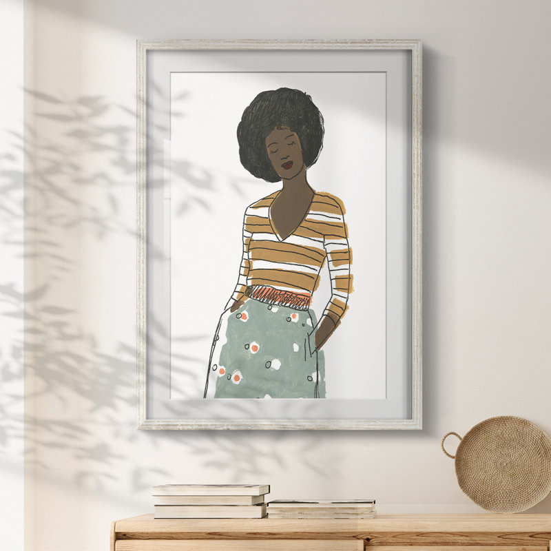 Amiens - Toile tendue avec châssis, H 28,5 po x l 20,5 po, Blanc