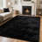 Soft Black Shag Area Rug-363783218-344498116