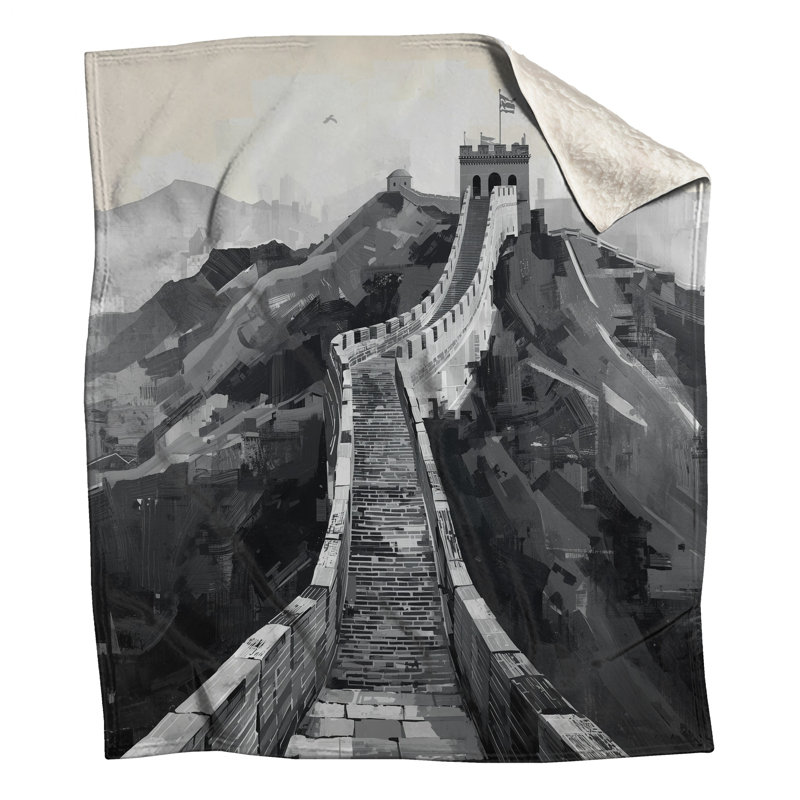 Couvertures Grande Muraille de Chine, L 50 po x H 60 po