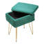 Anabella 48cm Rectangle Upholstered Storage Ottoman Vanity Stool-1246898081