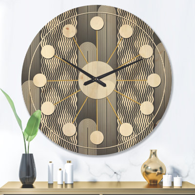 Solid Wood Wall Clock