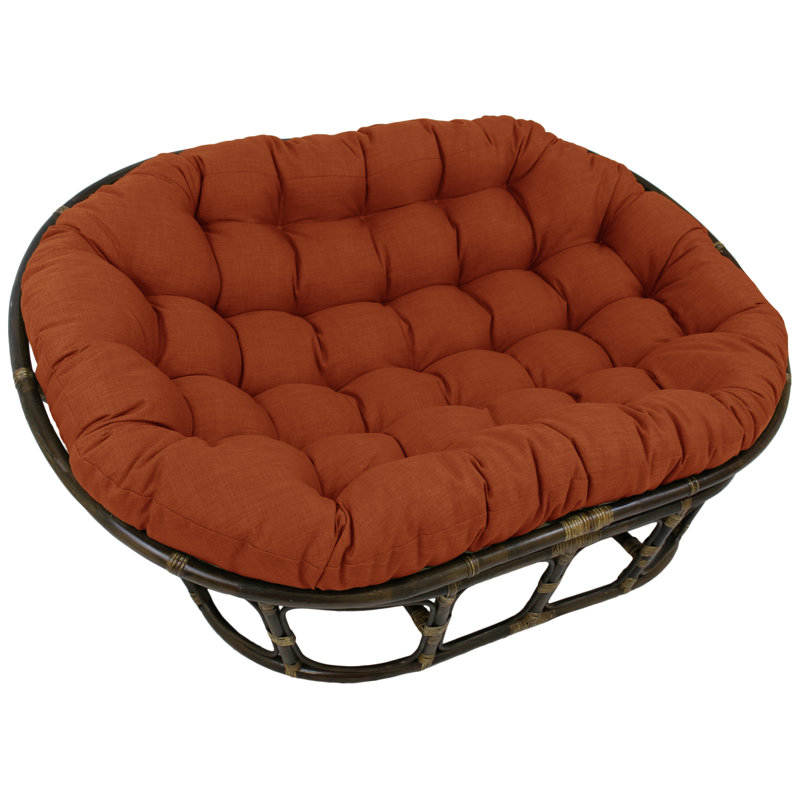 Outdoor 8'' Papasan Seat Cushion, Cinnamon