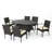 Mccoll 6 - Person Wicker Patio Dining Set with Oval Table-33490756