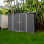 Abri de rangement en métal en acier galvanisé l 10 pi x P 2,5 po Absco Space Saver