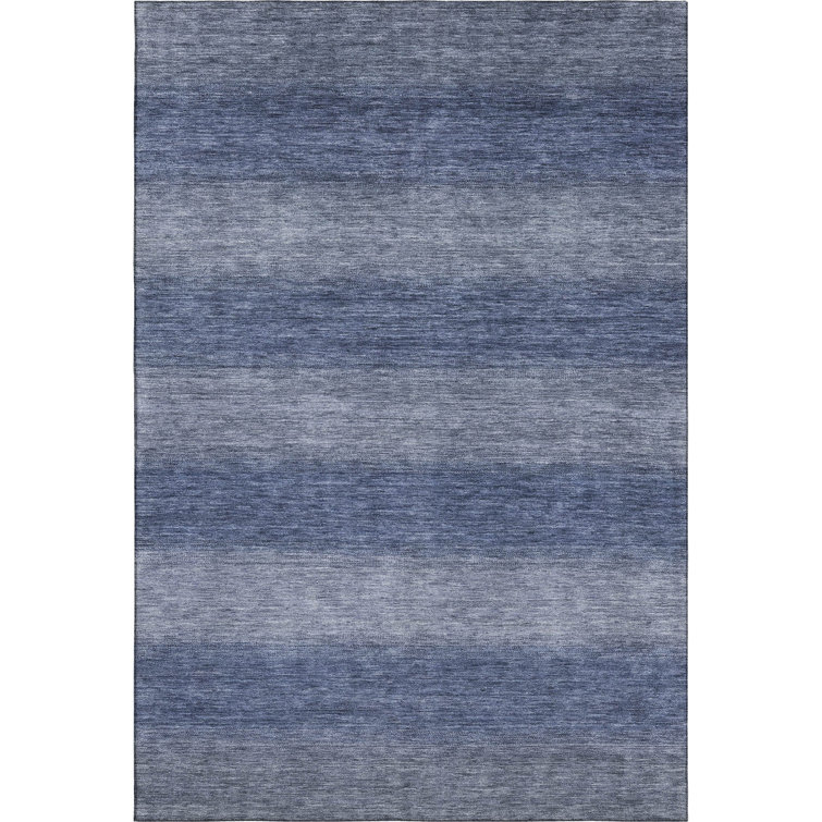 Premium Machine Washable Lubbers AMF1733 Stripe Rug