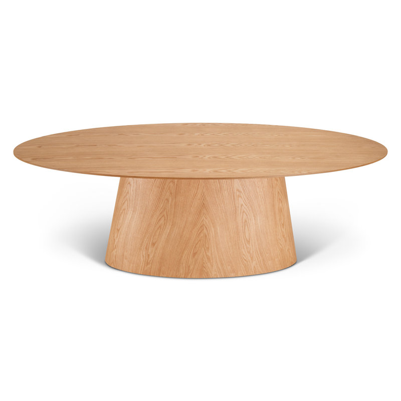 Nisrine Fortaleza Oval Dining Table - 86 inch, Natural