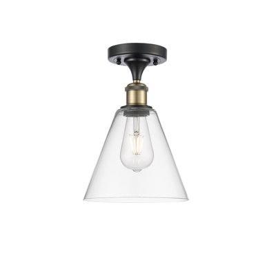 Plafonnier semi-encastré 1 lumière