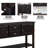 Retro 48" Sideboard,Entryway Table,Console Table,Sideboards Buffet Table with Bottom Shelf-1071726332