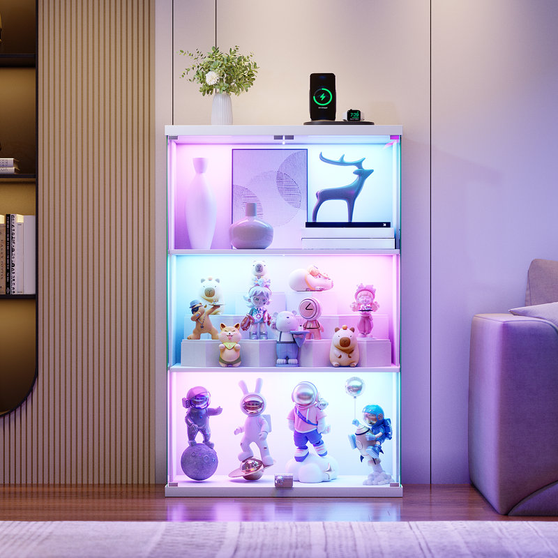 Display Cabinet, White