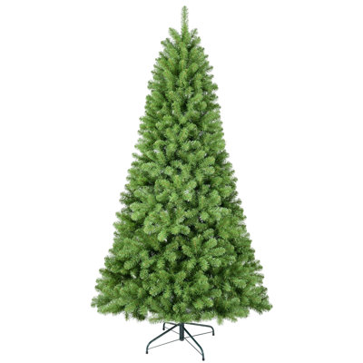 6 - Foot Artificial Christmas Tree, 760 Tips, Memory Wire, Hinged Structure, For Indoor Festive Decor Holiday 6ft Wire Branches, , Quick Setup