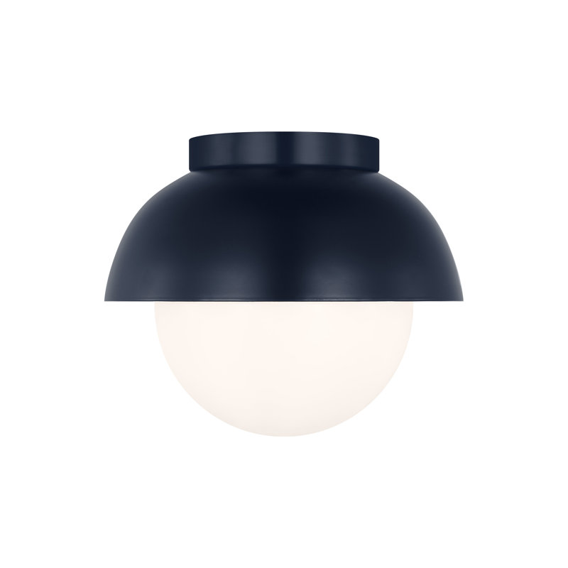 Hyde 1-Light Medium Flush Mount, Navy