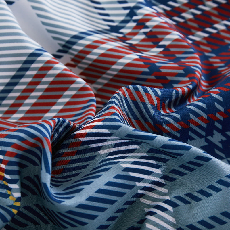 Modern & Contemporary Geometric Shapes Comforter, Full Comforter + 1 Sham