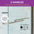 56"- 60" W x 76" H Double Sliding Semi-Frameless Shower Door with 5/16" Clear Tempered Glass-97793631