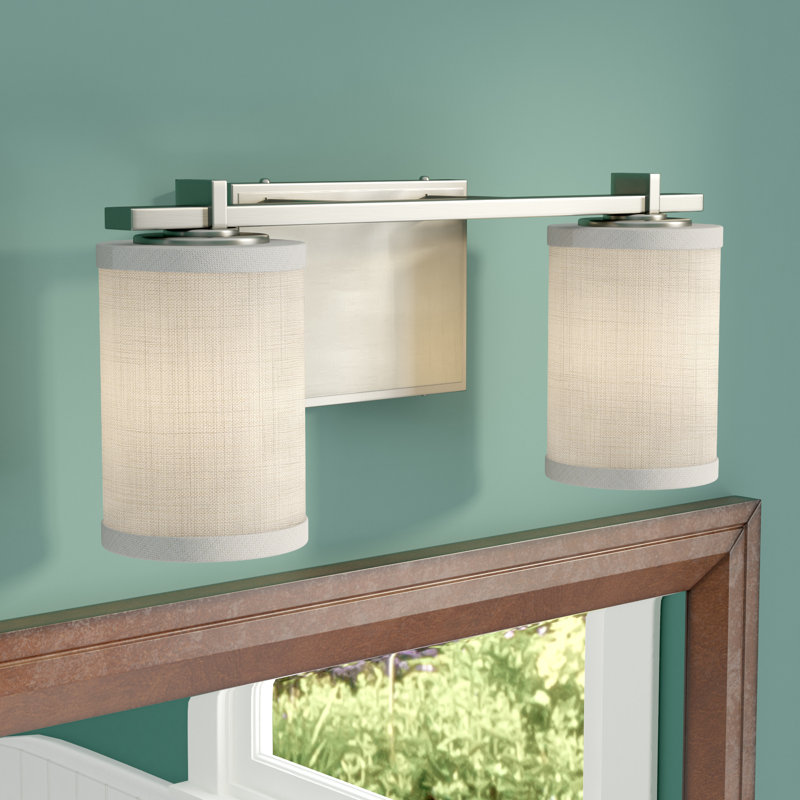 Éclairage pour meuble-lavabo 2 lumières Kenyon, Chrome poli