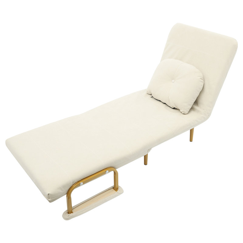Canapé-lit convertible pliant, Blanc