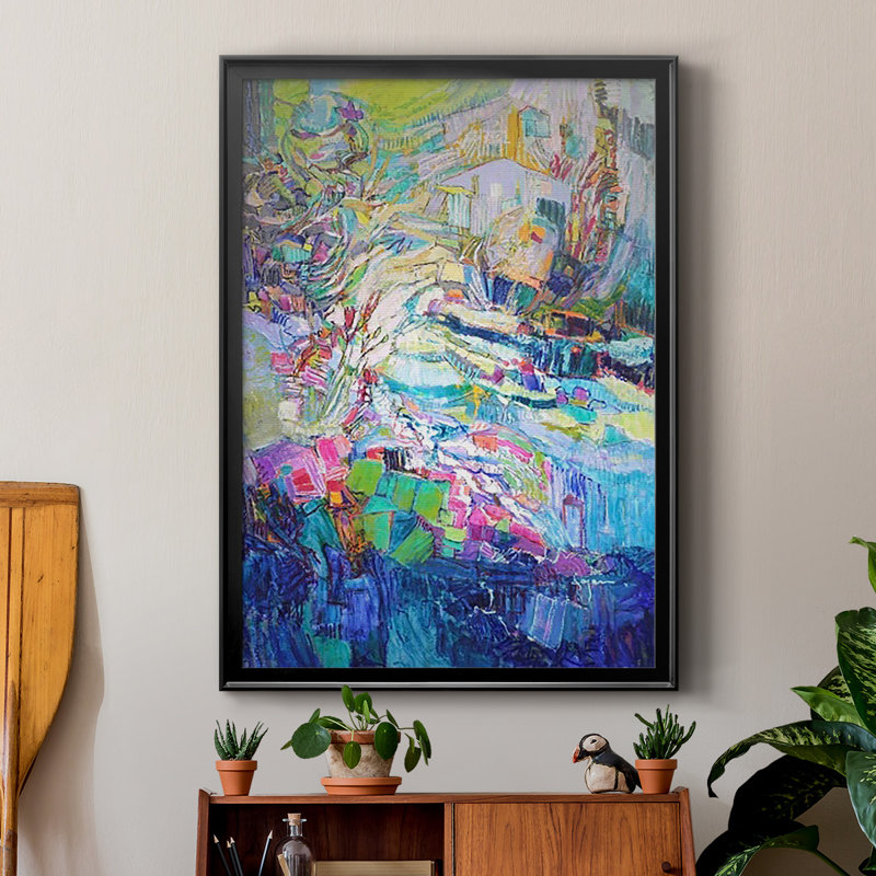 " Gathering Up The Goddess III ", Black, 42.5" H x 30.5" W x 1" D