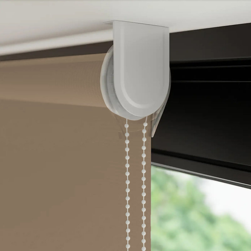 Blackout Roll-Up Blind, 80 cm L x 240 cm W, Brown
