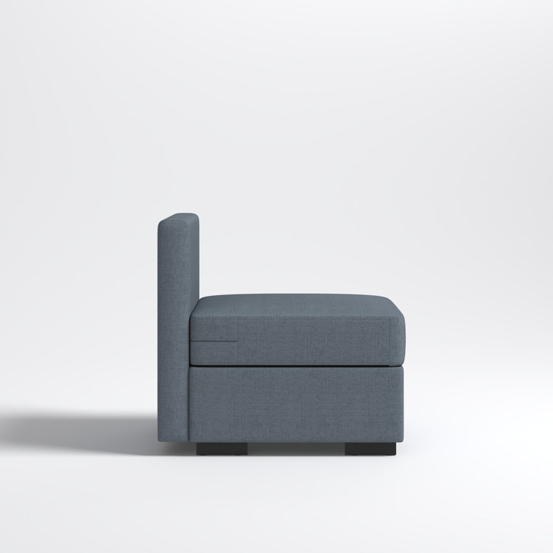 Chaise modulaire sans accoudoirs en tissu Malena pour salon ou bureau