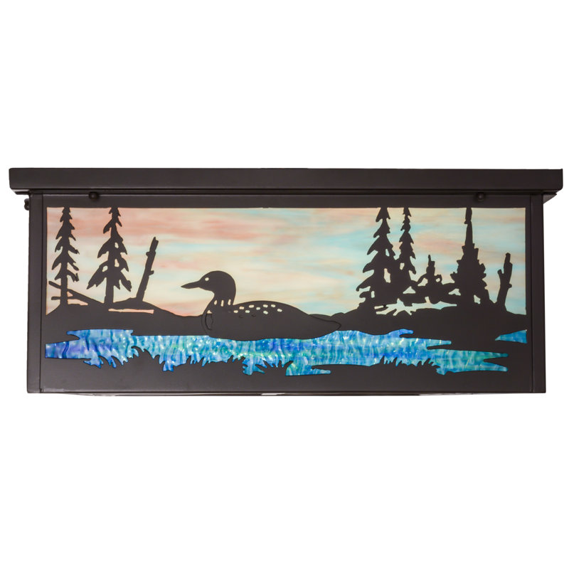 Rustic Lodge 8 - Light Flush Mount