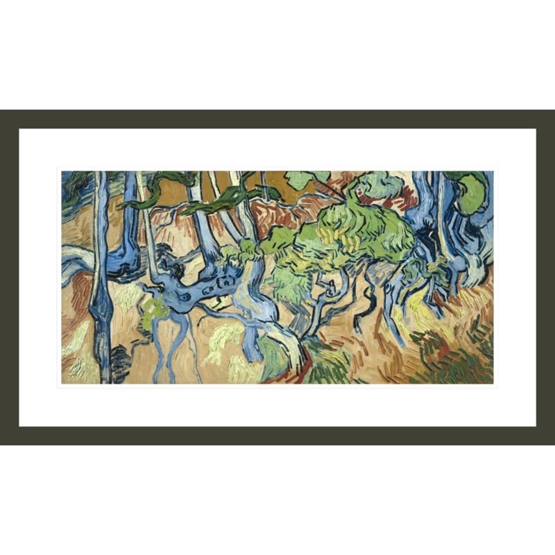 Arbre-racines par Vincent van Gogh, H 17,86 po x l 29,5 po