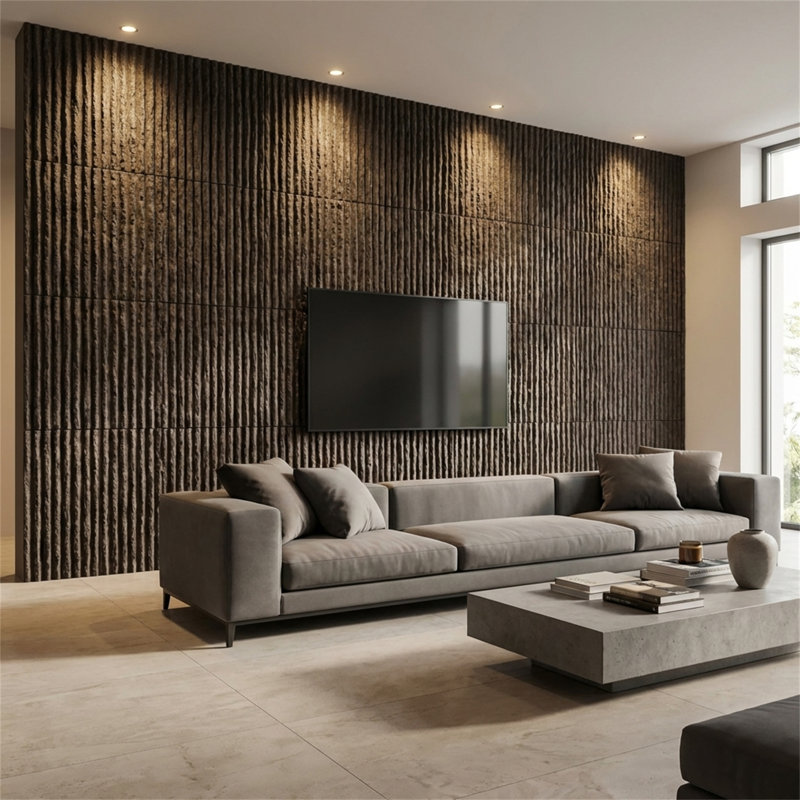 3D Faux Stone Wall Panels