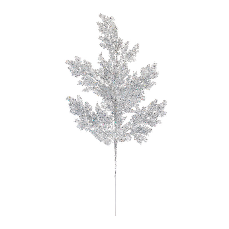 Glitter Pine Spray (Set of 4)
