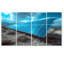 Monochromes bleus et gris panneaux solaires - ensemble de panneaux muraux solaires-901693561
